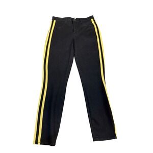 L'agence Margot Gold Stripe Skinny‎ Jeans 27 Black Denim Pants
